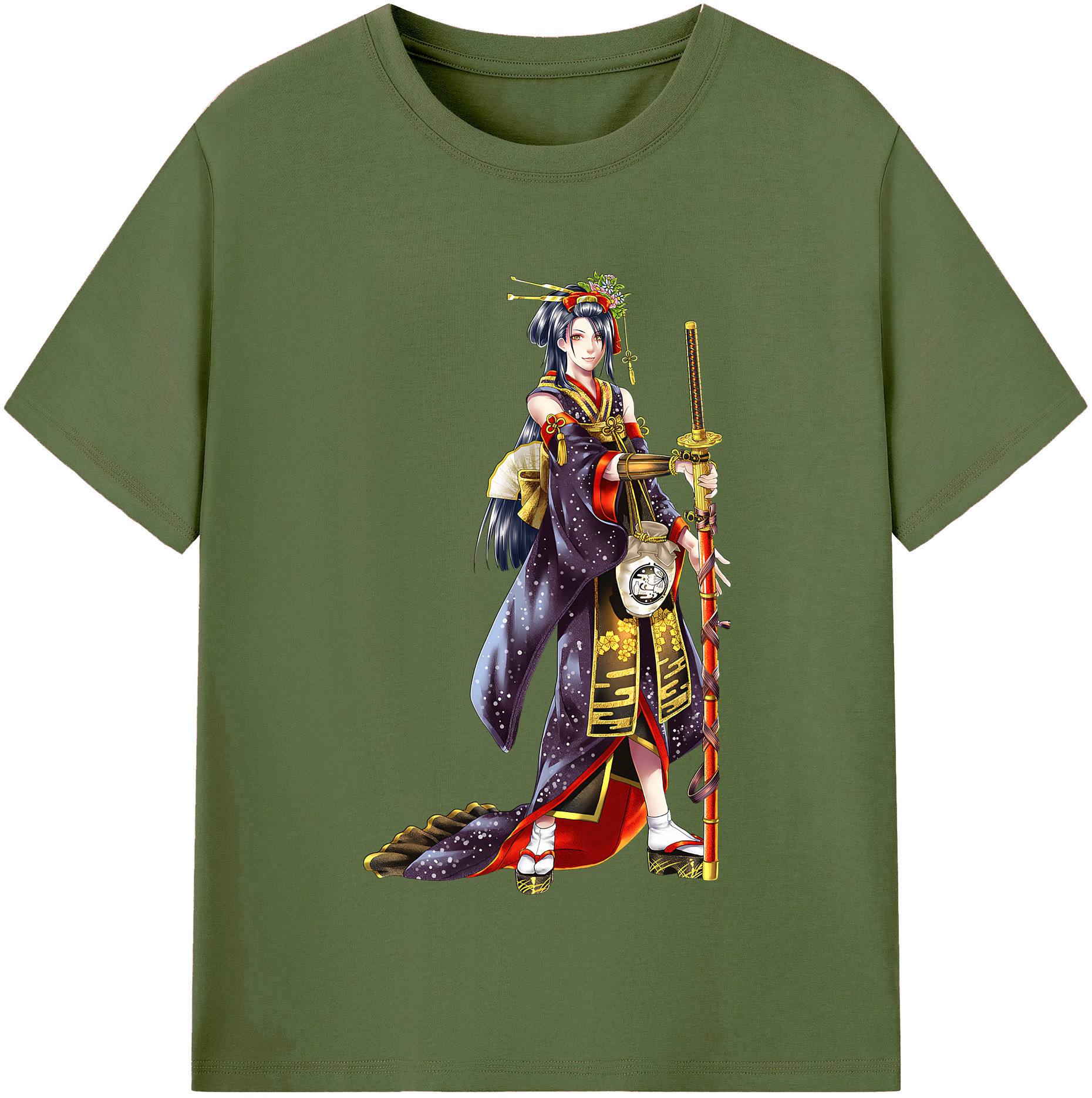（画像用） 刀剣乱舞 Touken Ranbu 綿100％半袖Tシャツ（フロントプリント）